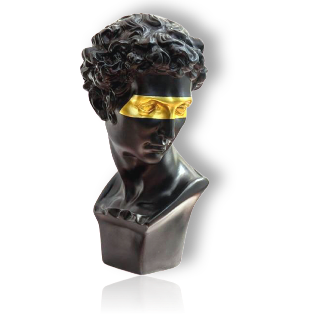 David Apollo Ancient Modern Home Statue, From Black Rose Store London