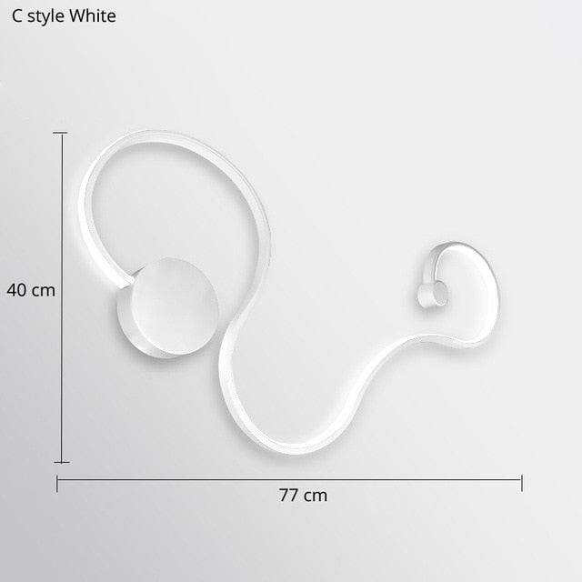 Snake LED Wall Light