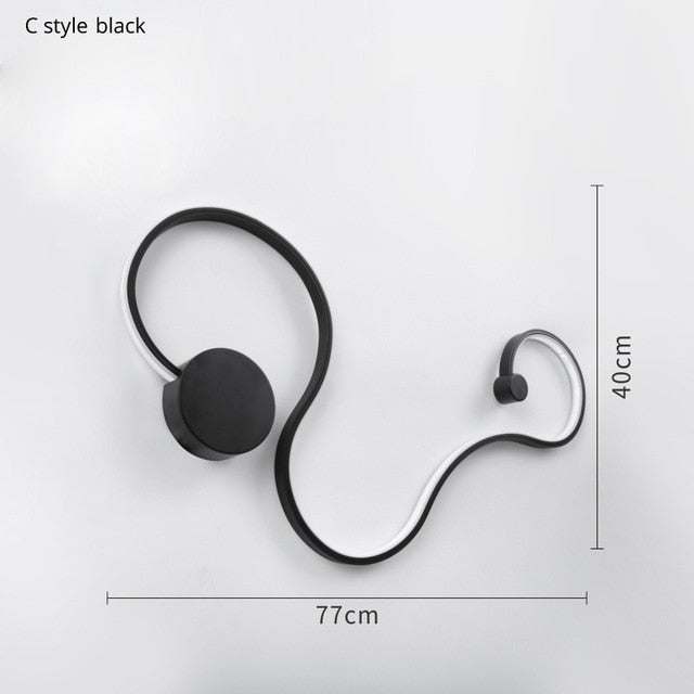 Snake LED Wall Light
