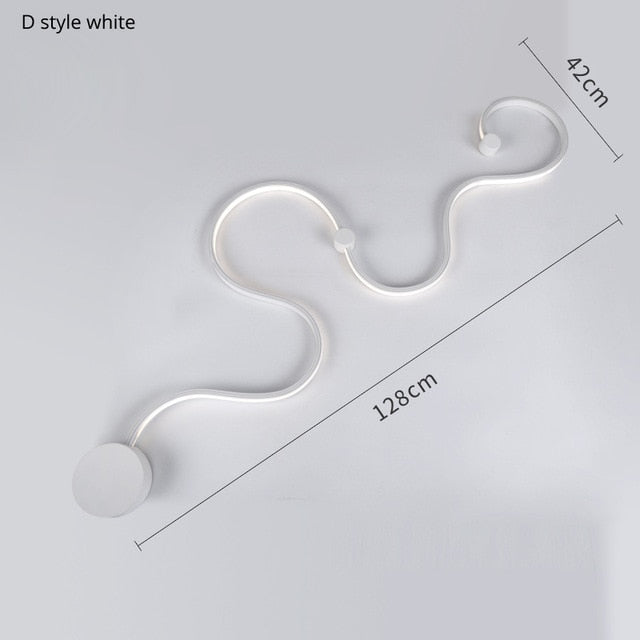 Snake LED Wall Light