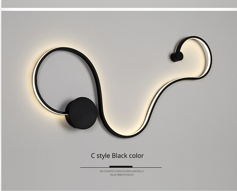 Snake LED Wall Light