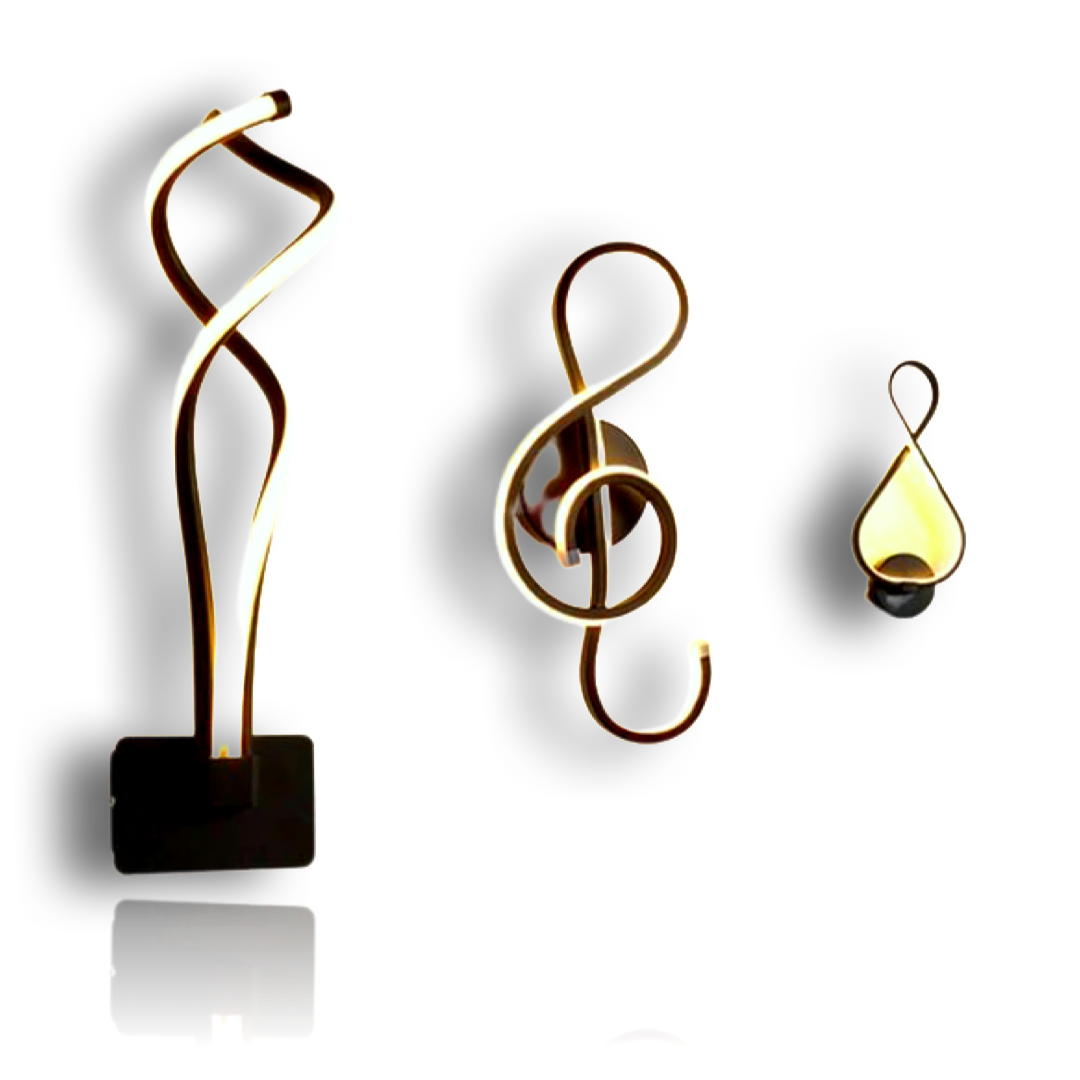 Instrumental wall lamp