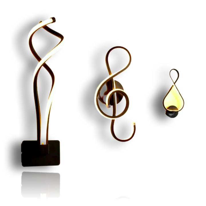 Instrumental wall lamp