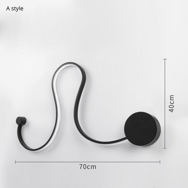 Snake LED Wall Light