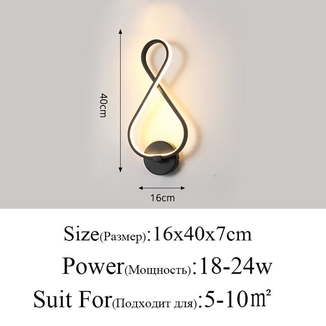 Instrumental wall lamp