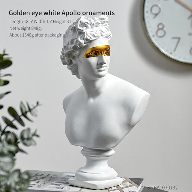 David Apollo Ancient Modern Home Statue