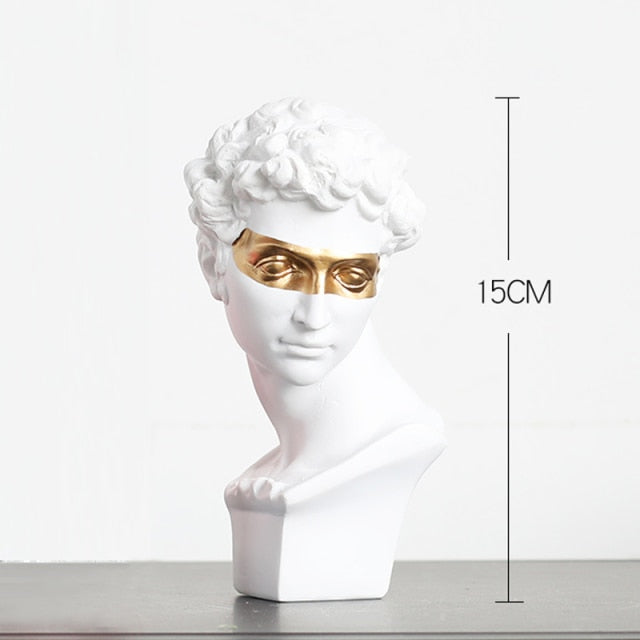David Apollo Ancient Modern Home Statue, God of Greece, From Black Rose Store London