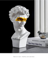 Load image into Gallery viewer, David Apollo Ancient Modern Home Statue, God of Greece, From Black Rose Store London

